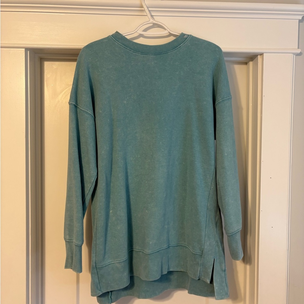 Teal Long Sleeve Sweatshirt